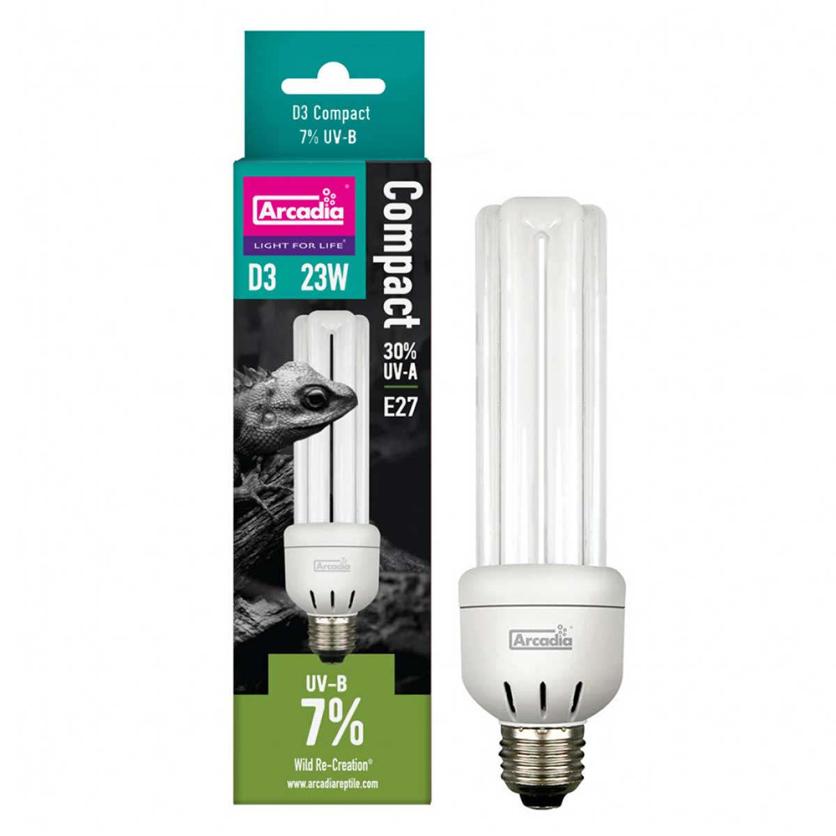 Arcadia 7% D3 Compact Bulb - Imagen 2