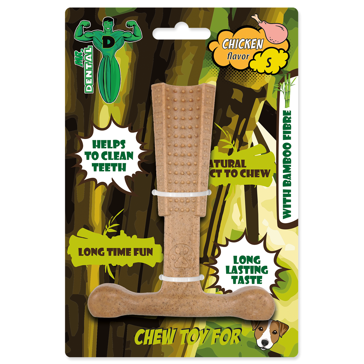 Mr Dental – Brinquedo Nylon “Martelo” sabor Frango