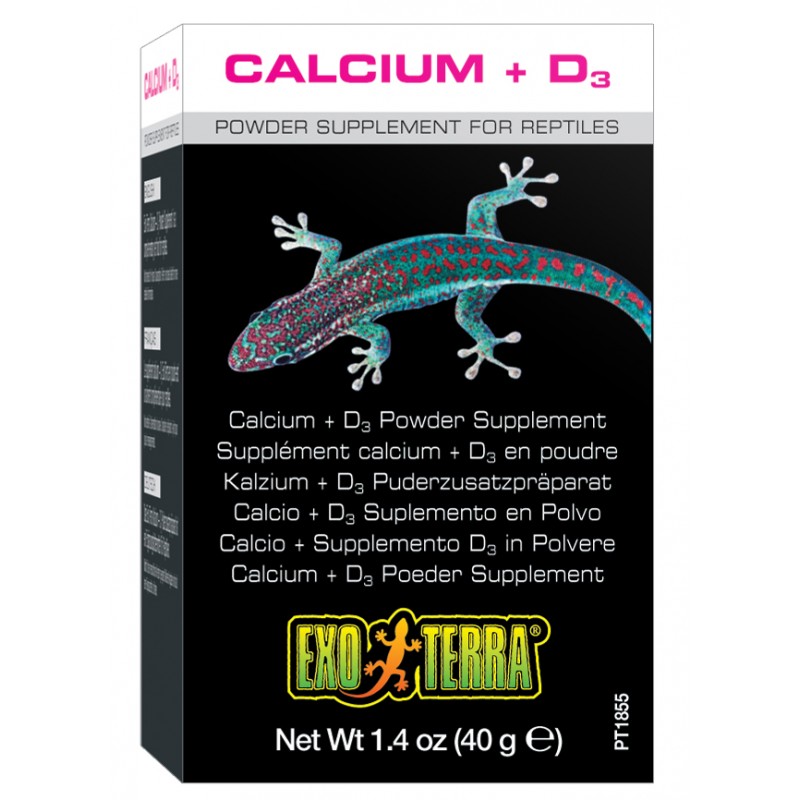 Cálcio + D3 em Pó – ExoTerra