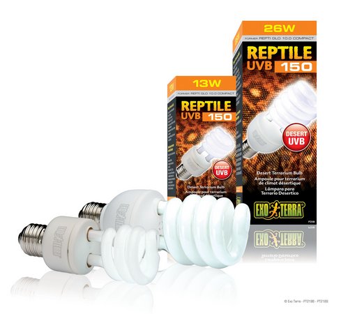 Lâmpada Repti-Glo 150 UVB 10.0 – ExoTerra - Imagen 2
